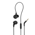 JBL Endurance Run 2 Wired - Black - Waterproof Wired Sports In-Ear Headphones - Hero